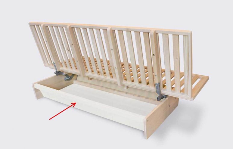 Bettkastentuch (Ersatz) für Schlafsofa EINS